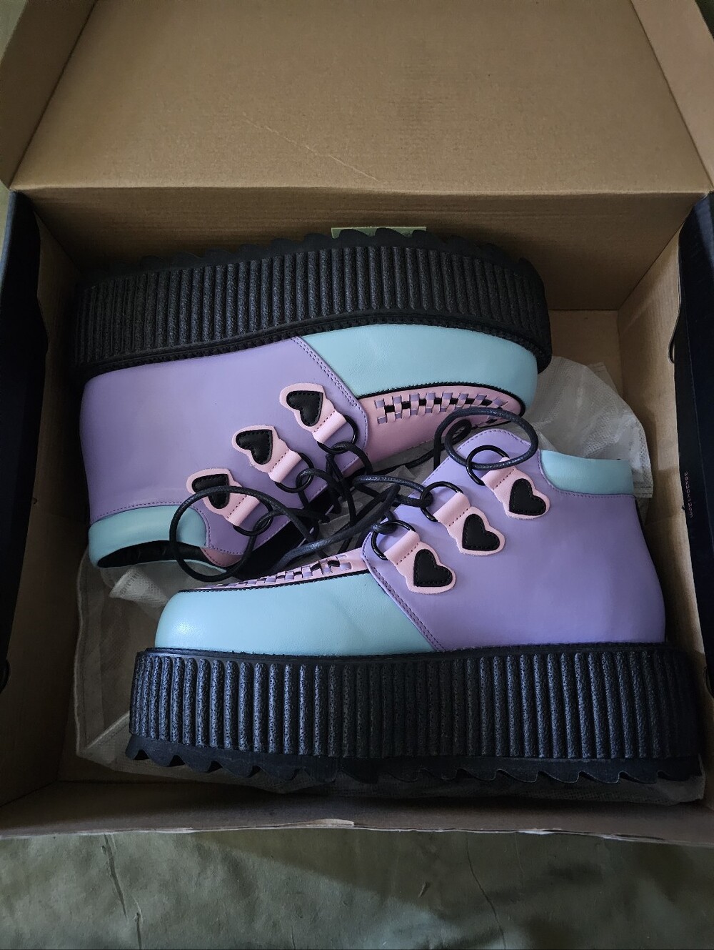 Strange Cvlt Pastel Super Kreep Platform Creepers Size 9